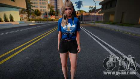 DOAXVV Amy - Fashion Casual V2 Adidas Denim Shor para GTA San Andreas