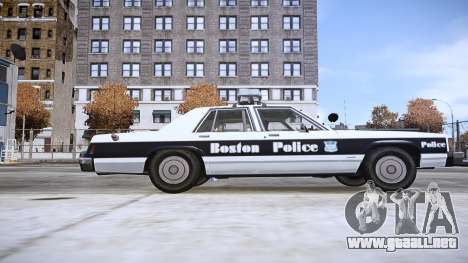 Ford LTD Crown Victoria 1987 Policía de Boston para GTA 4