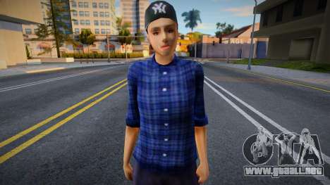 Chica con camisa 1 para GTA San Andreas