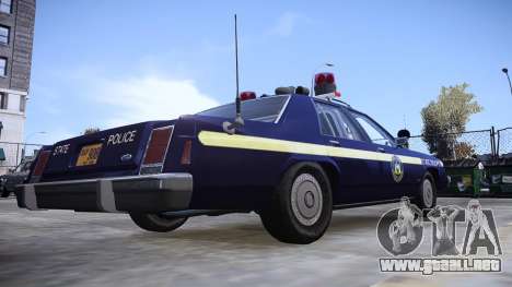 Ford LTD Crown Victoria 1987 Policía Estatal de  para GTA 4