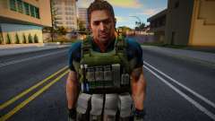 Chris Redfield de Resident Evil 6 para GTA San Andreas