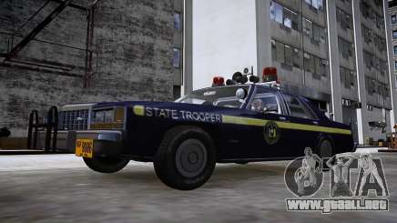 Ford LTD Crown Victoria 1987 Policía Estatal de Nueva York para GTA 4