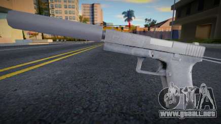 Glock 17 Silenced - Silenced Pistol Replacer para GTA San Andreas