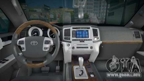 Toyota Land Cruiser 200 (Fist Car) para GTA San Andreas