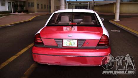 2003 Ford Crown Victoria para GTA Vice City