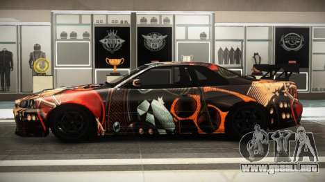 Nissan Skyline R34 GTR V-Spec II S8 para GTA 4