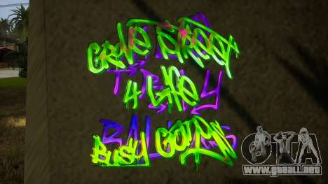 Realistic Gangs Graffitis Sanded (New Textures)