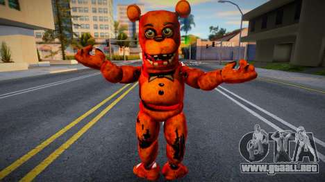 Freddy Fazbear Very Low Poly XD para GTA San Andreas