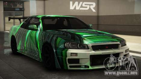 Nissan Skyline R34 GTR V-Spec II S7 para GTA 4