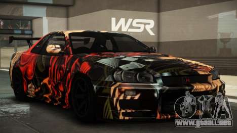 Nissan Skyline R34 GTR V-Spec II S8 para GTA 4