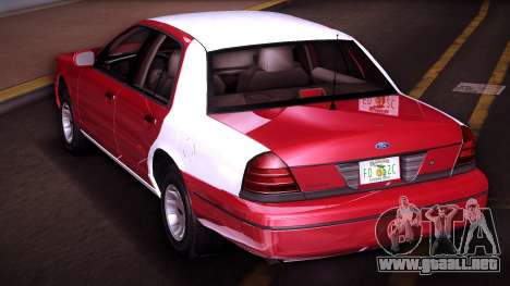 2003 Ford Crown Victoria para GTA Vice City