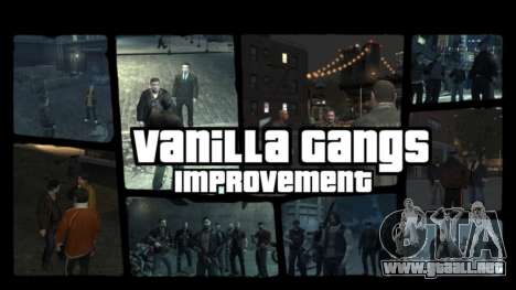 Vanilla Gangs Improvement para GTA 4