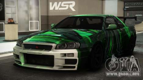 Nissan Skyline R34 GTR V-Spec II S7 para GTA 4