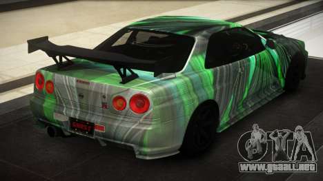 Nissan Skyline R34 GTR V-Spec II S7 para GTA 4