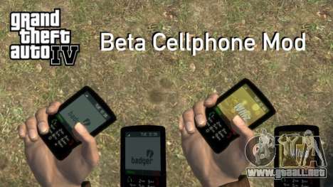 Beta Cellphone para GTA 4
