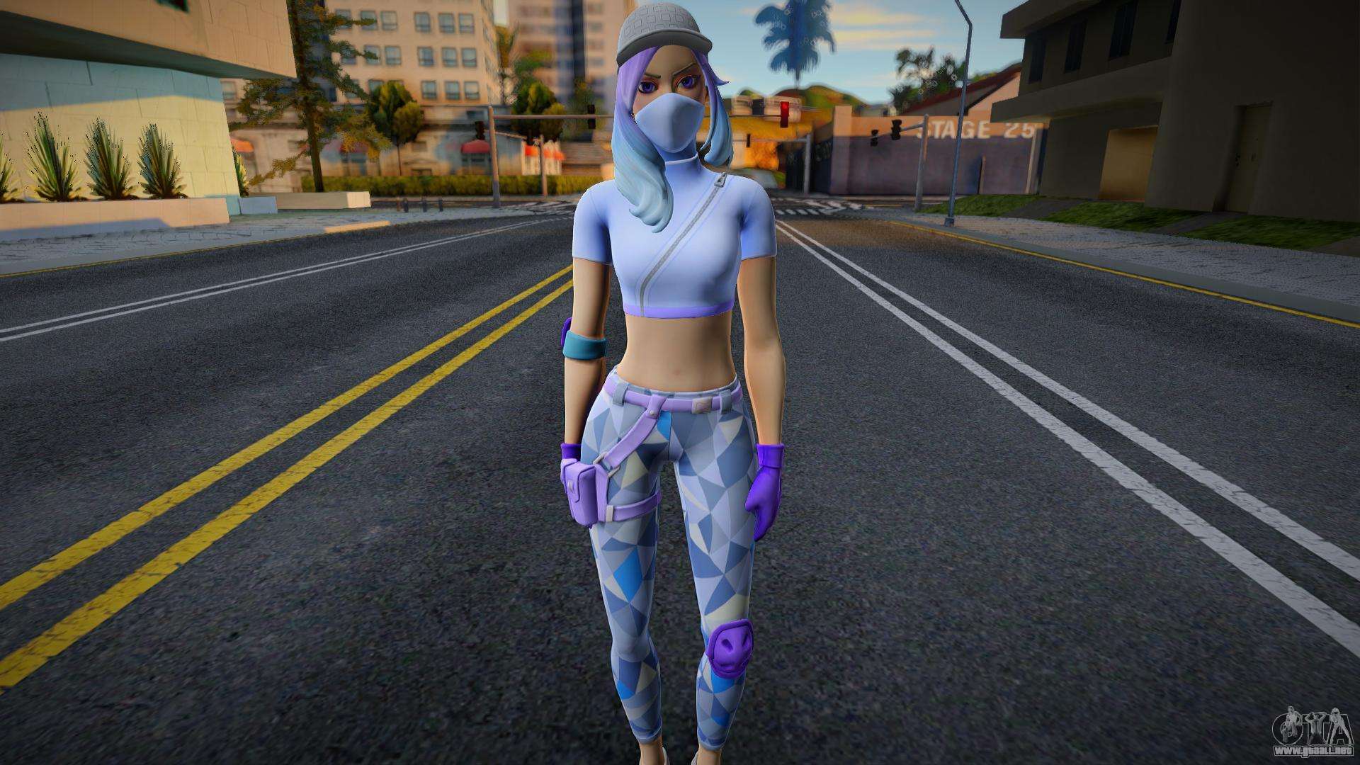 Fortnite - Diamond Diva v3 para GTA San Andreas