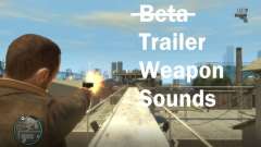 GTA IV Beta Style Weapon Sounds para GTA 4