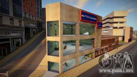 Avto Cajka Automobile Dealership LQ para GTA San Andreas