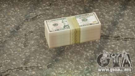 Realistic Banknote Dollar 10 para GTA San Andreas Definitive Edition