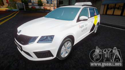 Skoda Octavia VRS Yandex Taxi para GTA San Andreas