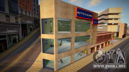 Avto Cajka Automobile Dealership HQ para GTA San Andreas