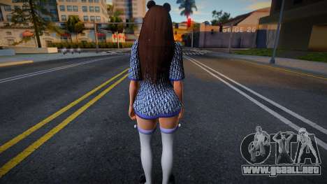 DOA Mai Shiranui Loose Fluffy Parka Dior para GTA San Andreas