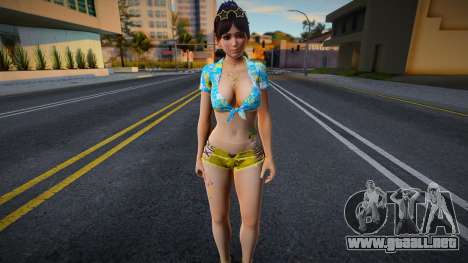 DOAXVV Kokoro - Loco Moco Vacation para GTA San Andreas