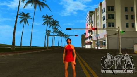 Chica con vestido de noche para GTA Vice City