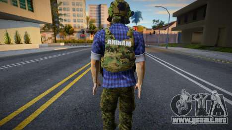 Soldado de la Secretaría de Marina Mexie para GTA San Andreas