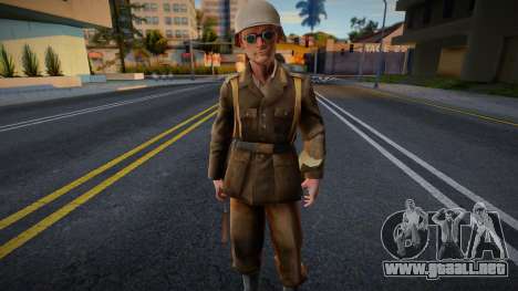 Soldado alemán (África) V3 de Call of Duty 2 para GTA San Andreas