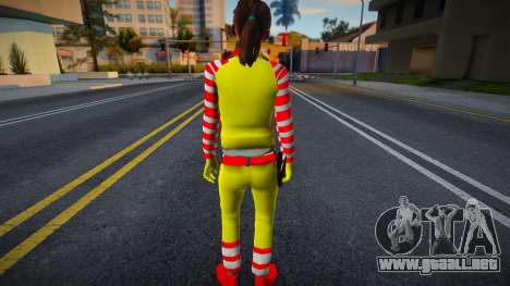 Zoe (McDonalds) de Left 4 Dead para GTA San Andreas