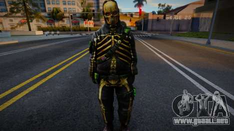 Disfraz de esqueleto para GTA San Andreas