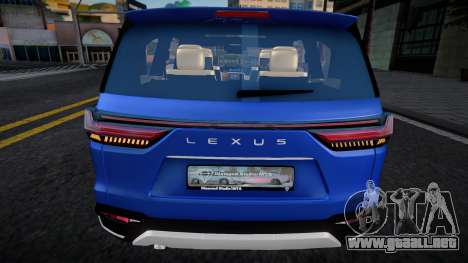 Lexus LX600 2022 CCD (Diamond) para GTA San Andreas