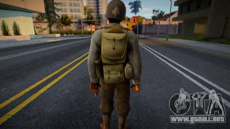 Soldado negro de la Segunda Guerra Mundial para GTA San Andreas