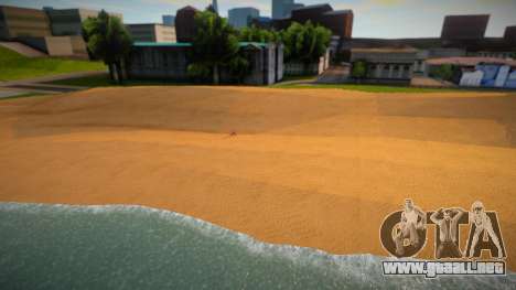Texturas de arena en la playa de San Fierro para GTA San Andreas