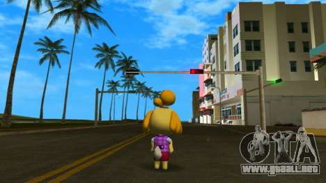 Isabelle from Animal Crossing (Purple) para GTA Vice City