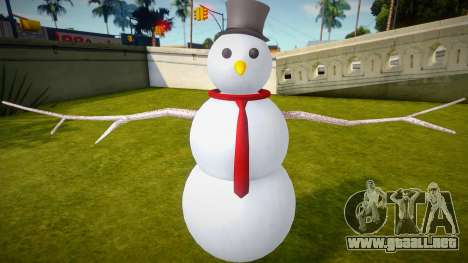 Para hacer un muñeco de nieve para GTA San Andreas