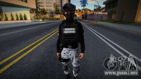 Soldado de la Guardia Nacional de México v1 para GTA San Andreas