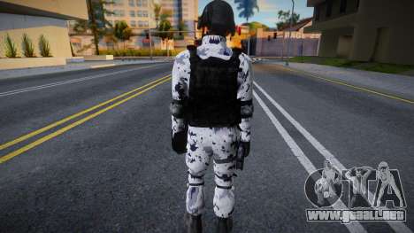 Soldado de la Guardia Nacional de México para GTA San Andreas