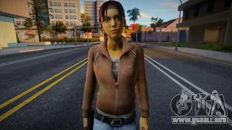 Zoe (Alyx HL2) de Left 4 Dead para GTA San Andreas