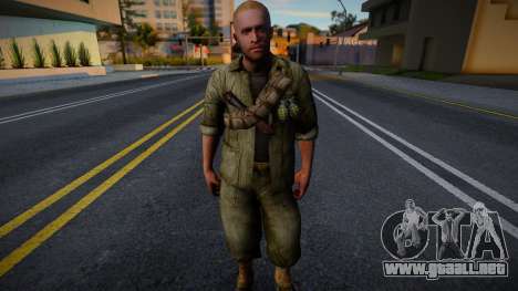 Soldado estadounidense de CoD WaW v8 para GTA San Andreas