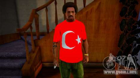 Turkey T-Shirt para GTA San Andreas