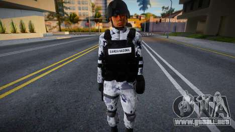 Soldado de la Guardia Nacional de México para GTA San Andreas