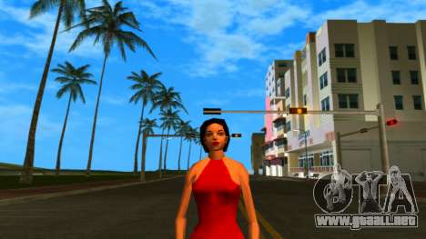 Chica con vestido de noche para GTA Vice City