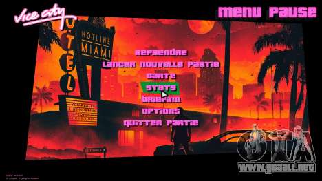 Retrowave Menu v1 para GTA Vice City