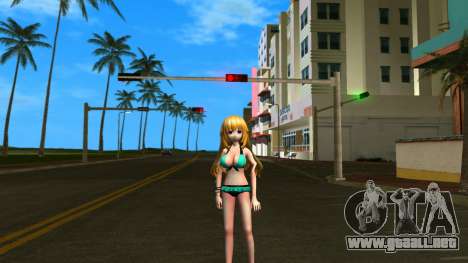 Vert (Swimsuit) from Hyperdimension Neptunia Vic para GTA Vice City
