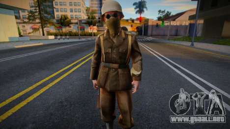 Soldado alemán (África) V2 de Call of Duty 2 para GTA San Andreas