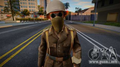 Soldado alemán (África) V2 de Call of Duty 2 para GTA San Andreas