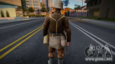 Soldado alemán (África) V3 de Call of Duty 2 para GTA San Andreas