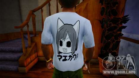 Miku Maekawa Gekijou Shirt para GTA San Andreas